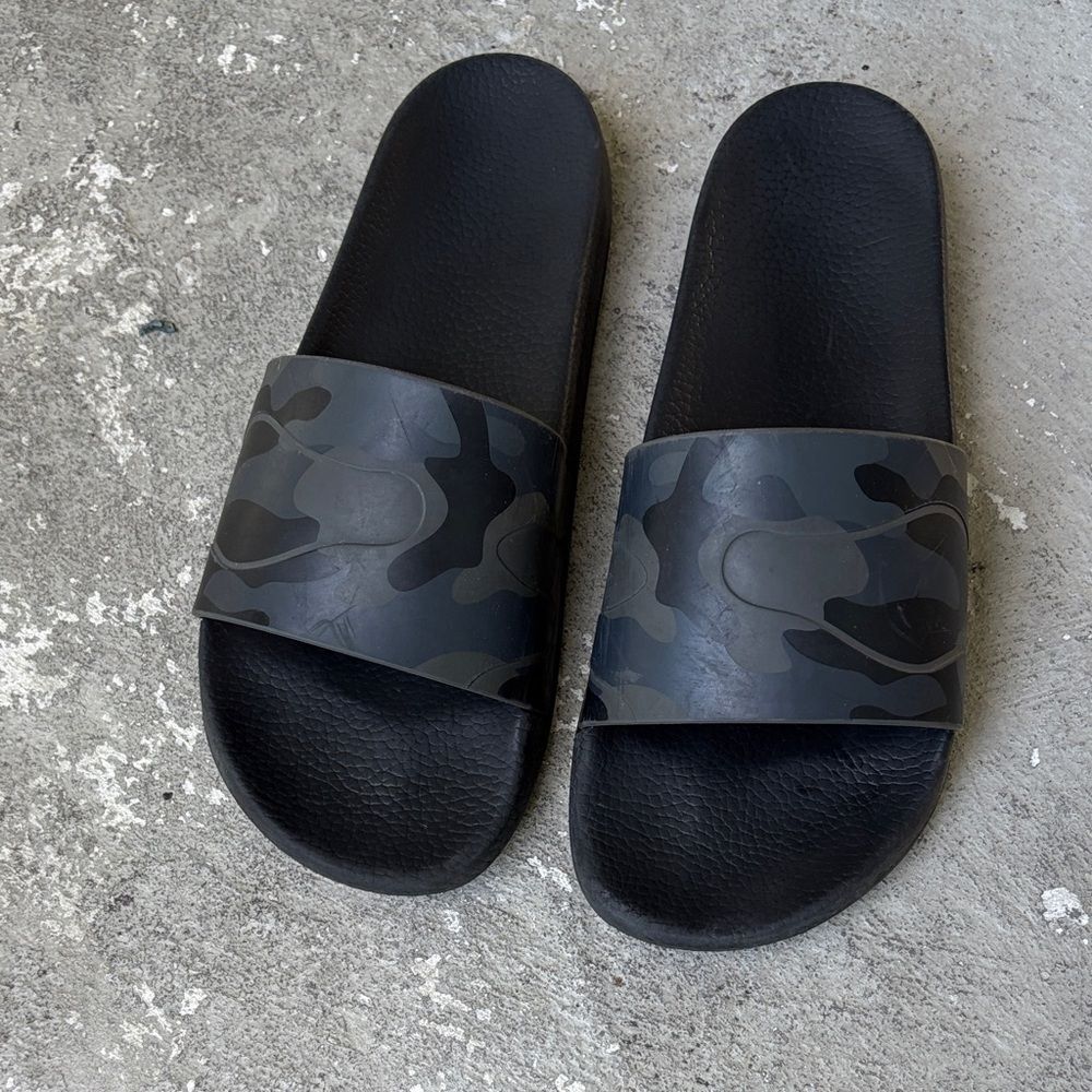 Valentino Camo Rubber Slides